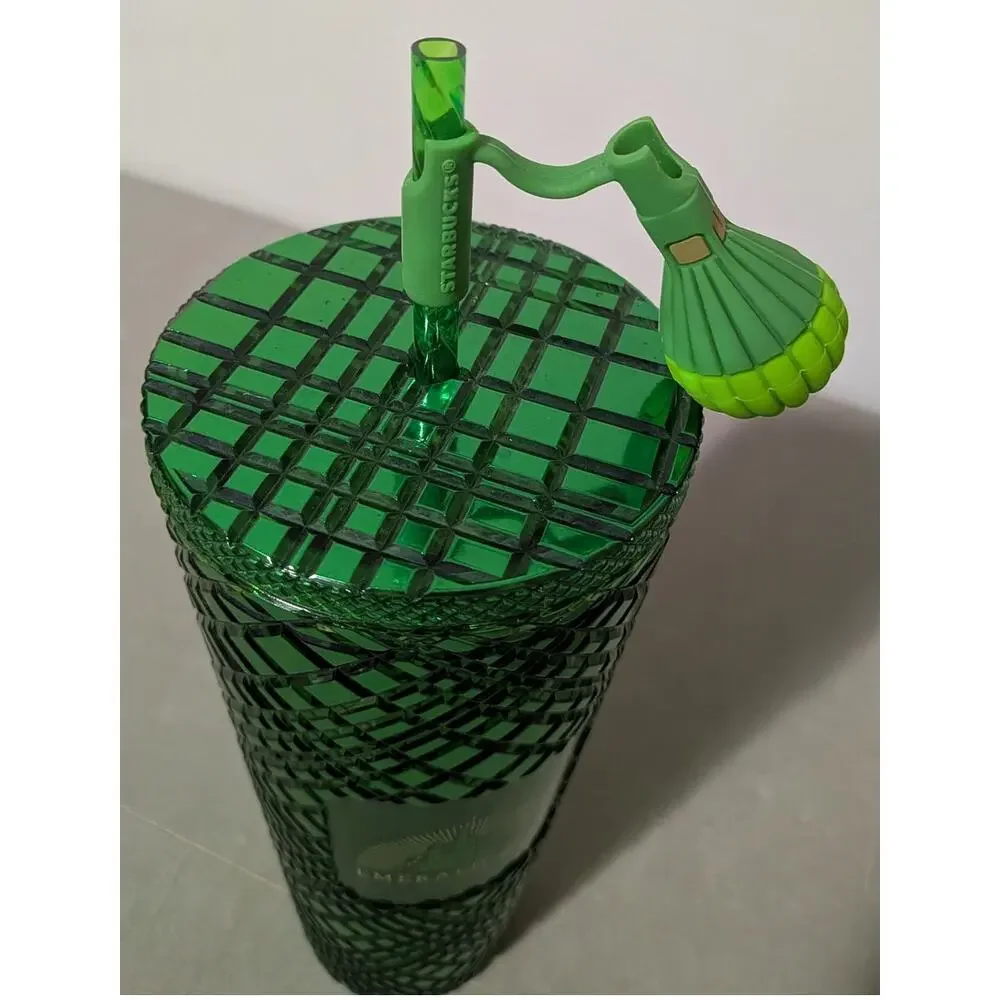 Starbucks Wicked Emerald City Tumbler 24oz Venti Green Hot Air Balloon NWOT